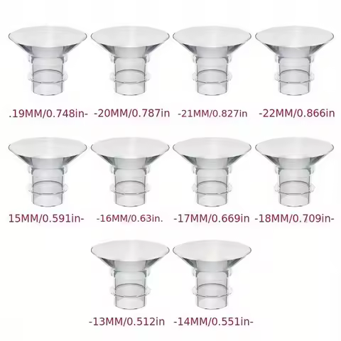 1P Flange Insert Compatible with Momcozy/Medela/Spectra/YOUHA/TSRETE 24mm Shields/Flange, Reduce 24mm Tunnel Down to Other Size