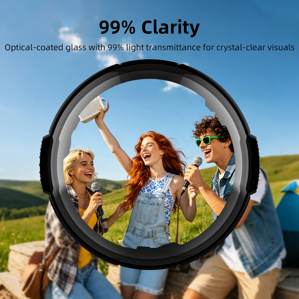 Schutzbrille für Insta360 X6 Bildschirmschutzfolie Objektivschutz Zubehörfolie Ultra HD Kratzfest – Detail 4