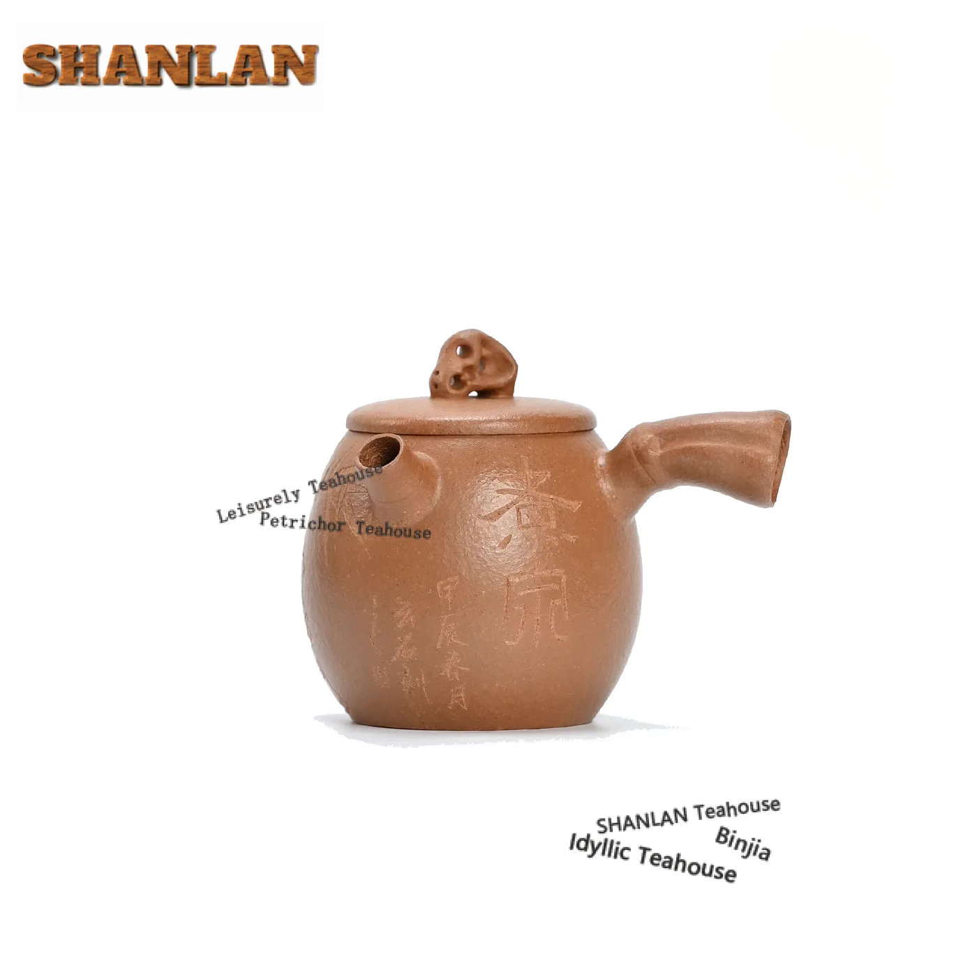 

130ml Vintage Yixing Purple Clay Teapots Handmade Side Handle Pot Raw Ore Downhill Mud Tea Maker Kettle Chinese Zisha Tea Set