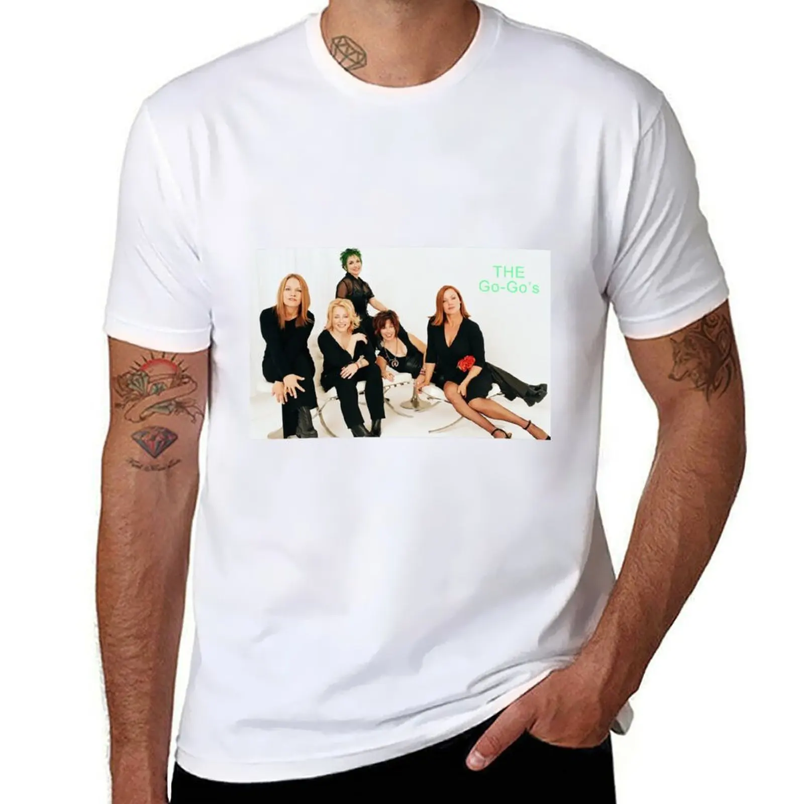 

the es krim duodol go-go's T-Shirt man t shirt designer man t shirts high quality luxury brand T-Shirt