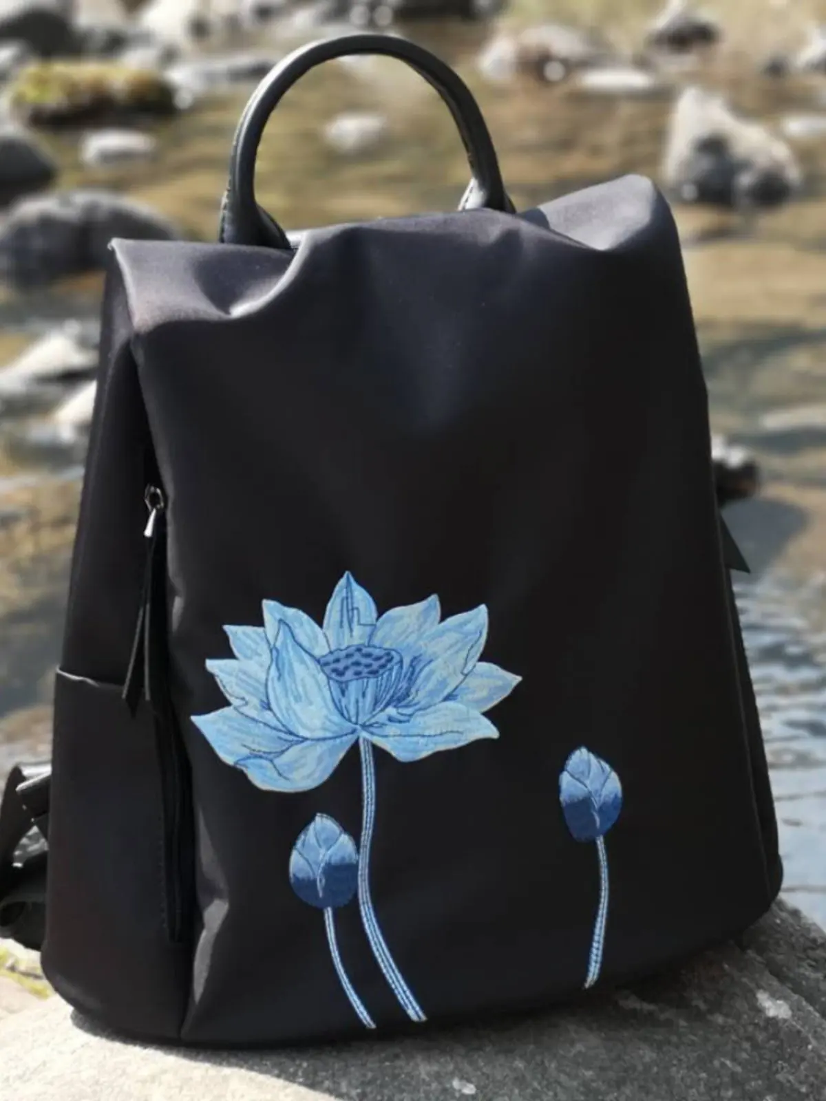 

Большой вместительный оригинальный рюкзак из ткани Оксфорд премиум-класса для девочек, легкая модная нишевая женская сумка с вышивкой в китайском стиле