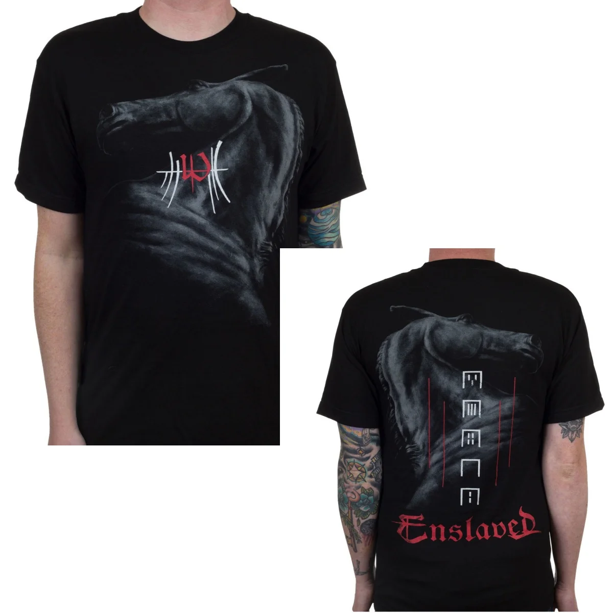 Enslaved Graphic Cotton Band T-shirt Unisex Summer Short Sleeve Fashion Brand Tee Luxury Casual Vintage Tees