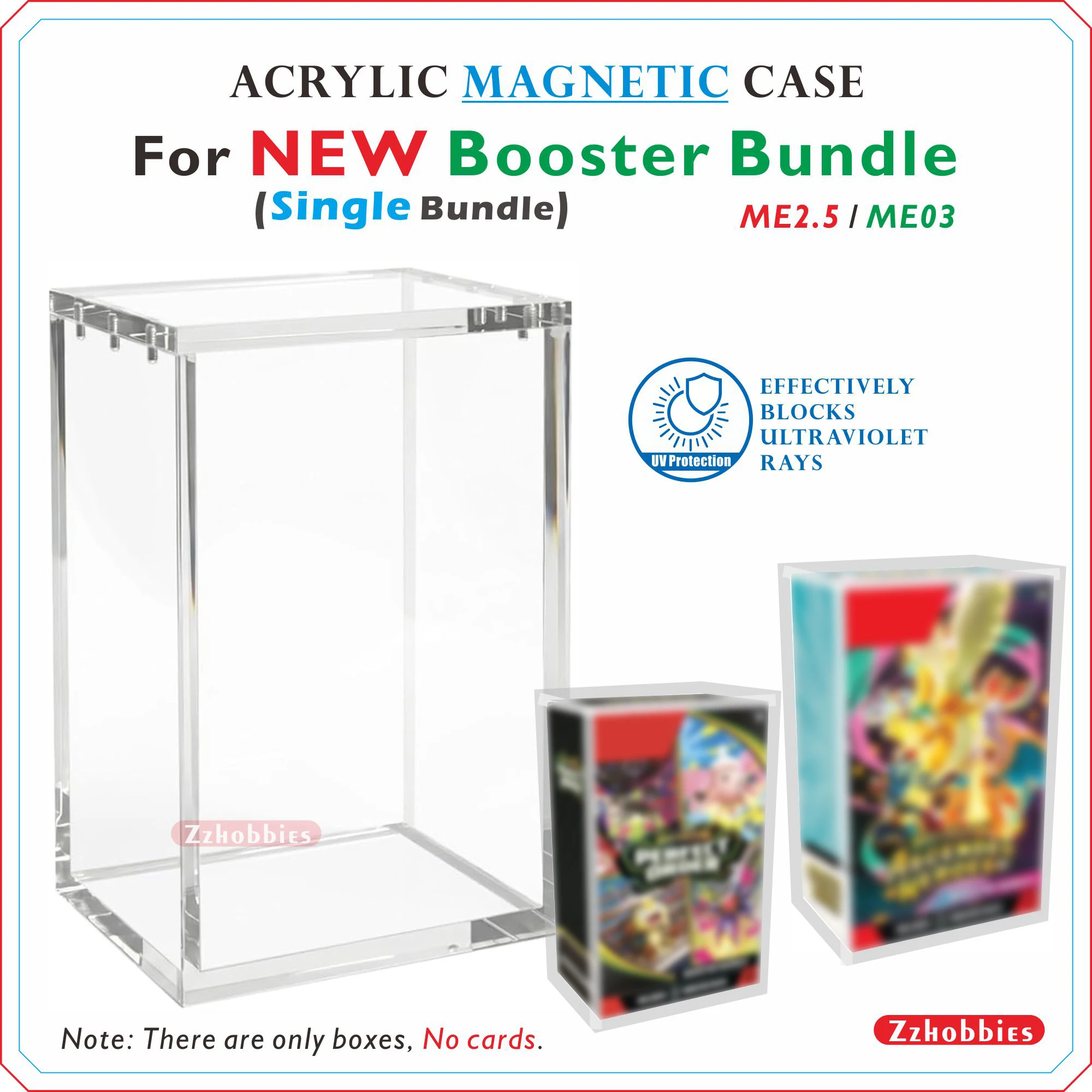 

1PCS ACRYLIC MAGNETIC CASE For New Booster Bundle ME2.5/ ME03 (Single Bundle)