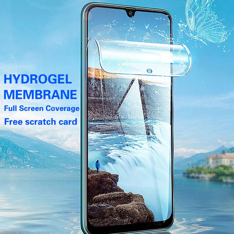 หน้าจอป้องกัน3PCS สำหรับ Samsung Galaxy A30 A30s A40 A40s A50 A50s A60 A70s A90 5G เต็มรูปแบบฟิล์ม Hydrogel Soft ป้องกัน