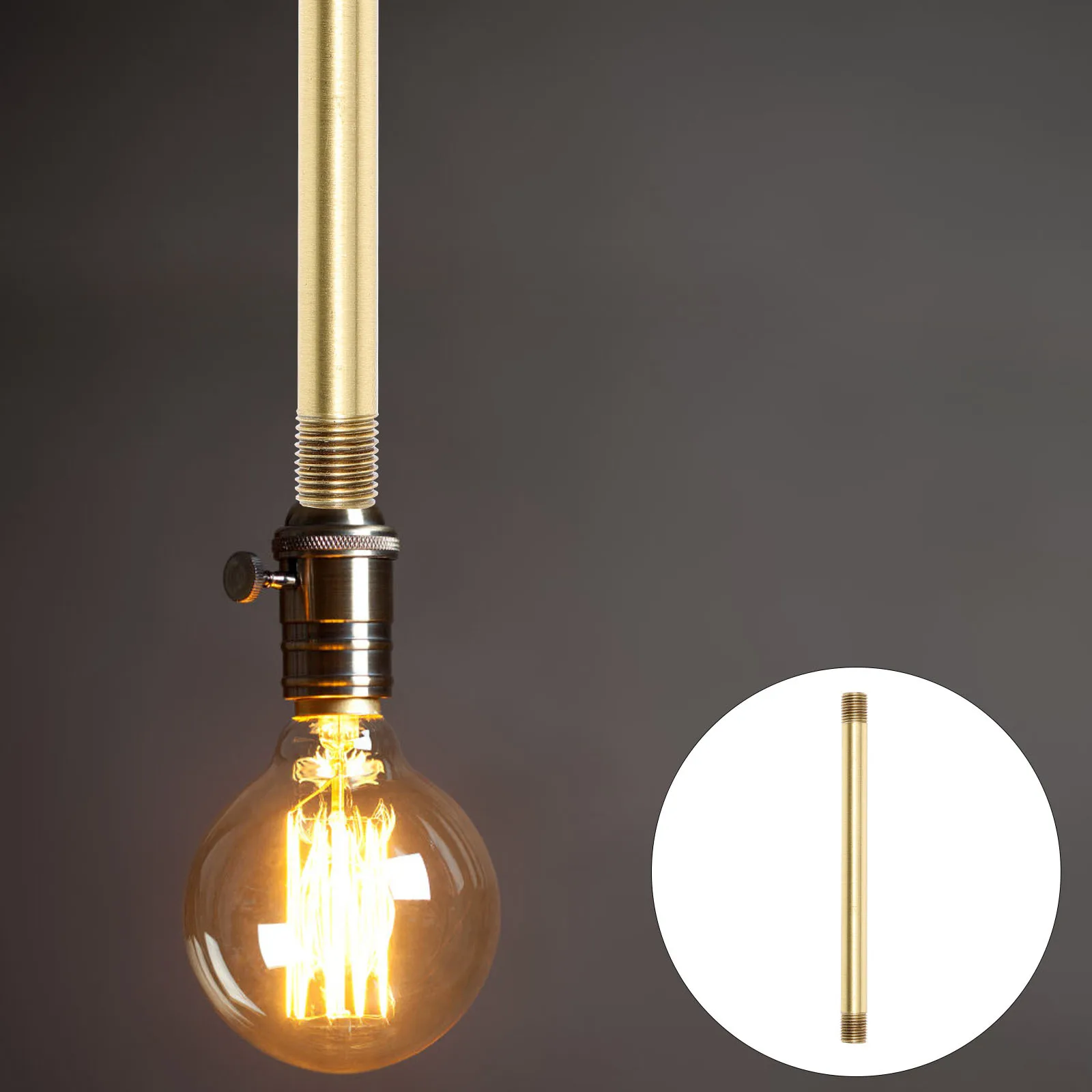 

Медный прямой стержень лампы, светильник, точечный стержень, полый комплект для ремонта лампы «сделай сам», сменный светильник, толкатели