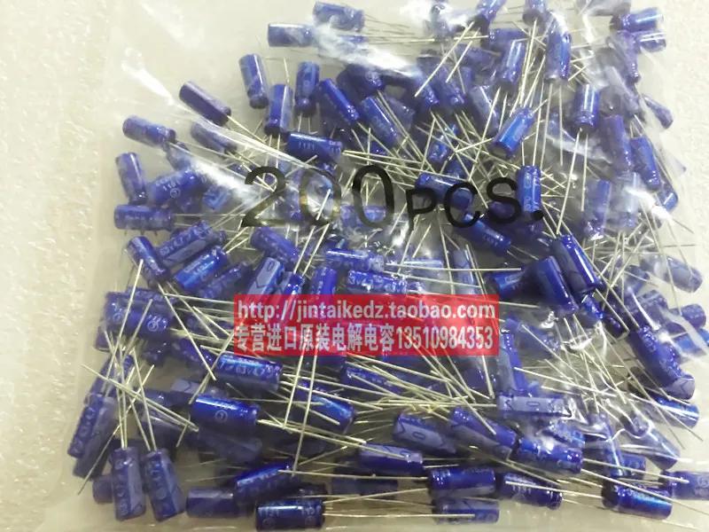 2020 hot sale 30PCS/50PCS ELNA Blue audio frequency for capacitance 63V 4.7UF 5X11 RE3 electrolytic capacitor 85 free shipping