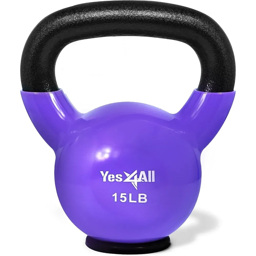 

%a Kettlebells Rubber Base, Kettlebell Set for Women, Strength Training Kettlebells Weights (10-65 lbs)
