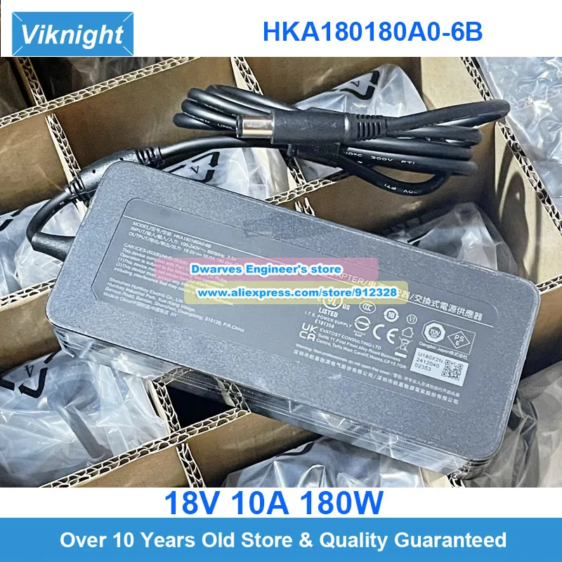 Genuine HKA180180A0-6B AC Adapter 18V 10A 180W for Dangbei Projector X5S/Pro DBM5 F5 M5 F3 X5 AIR Power Supply