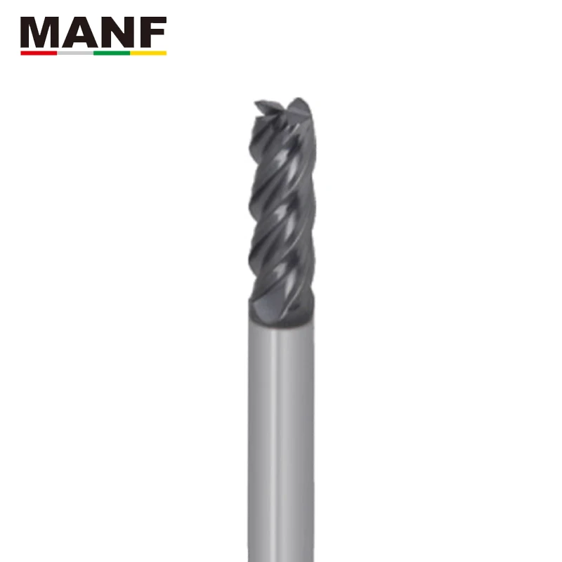 Imagem -06 - Moinho de Extremidade Espiral Desigual Longo do Sus da Flauta Manf para o mm mm mm mm Fresa Moinhos de Extremidade da Liga do Cobalto do Tungstênio Tiain Aço Inoxidável
