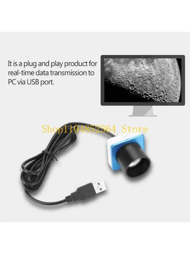 

652F Upgraded 1.25" Digital Electronic Eyepiece Camera Suitable for Astrophotography USB Port Nature Observation