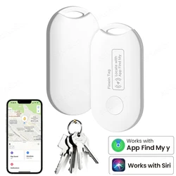 GPS Tracker Bluetooth-compatible GPS Locator Smart Tag Luggage Key Finder Compatible with iOS Find My APP