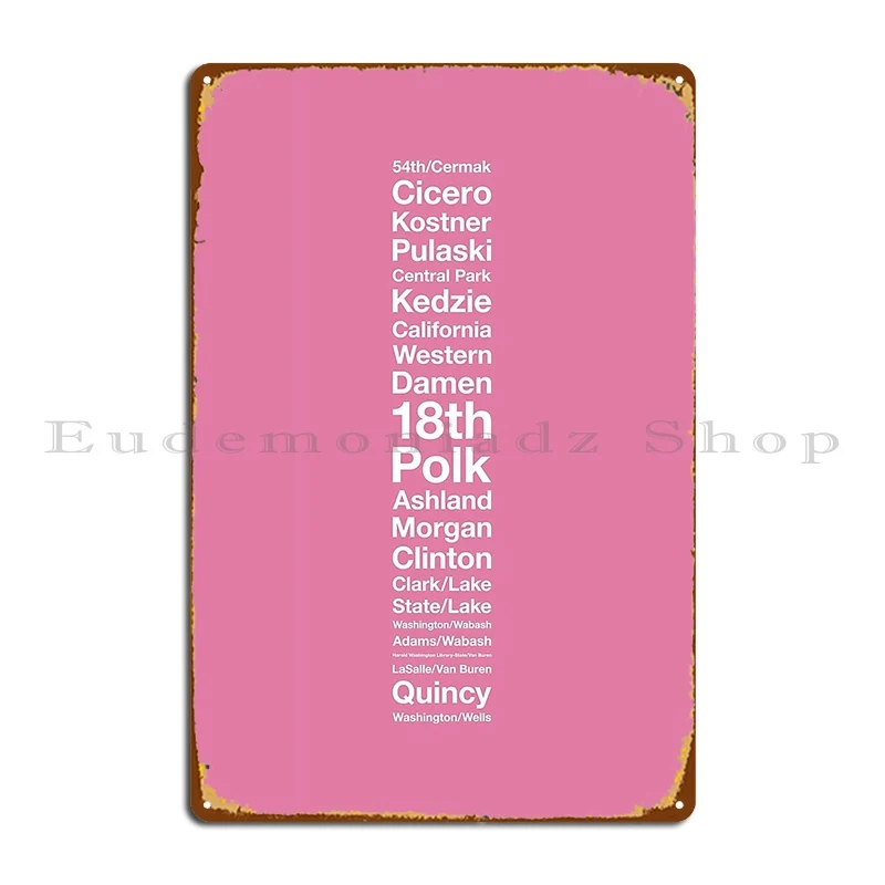 Cta Pink Line Metal…