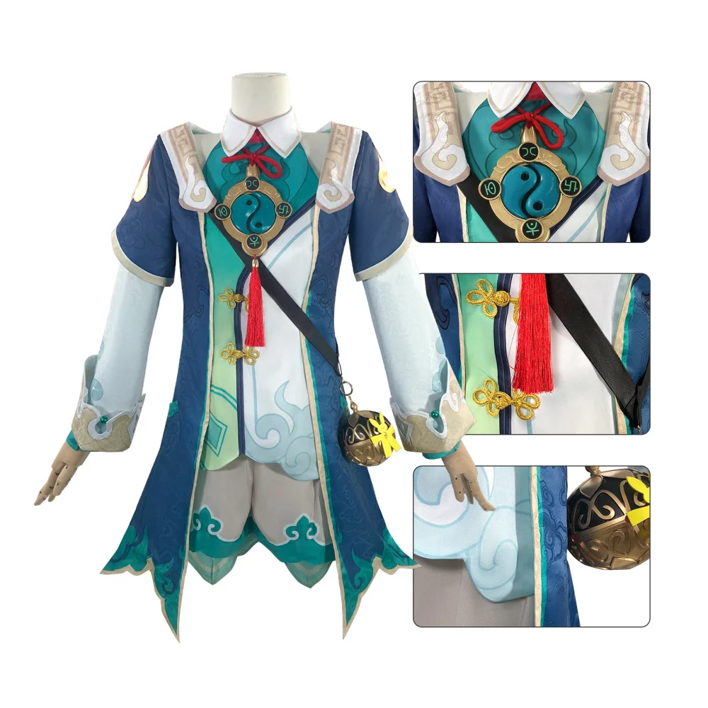 Huohuo Cosplay Honkai Star Rail Huo Huo Cosplay Kostuum Outfits Huohuo Cosplay Pruik Hoed Vossenstaart Volledige Set