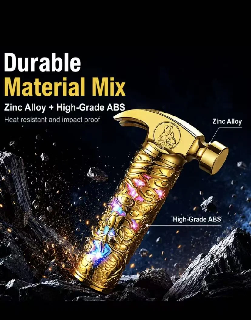 Windproof Butane Lighter 3D Dragon Pattern Outdoor Sports Use Perfect for Valentine's Day Christmas Father's Day Gifts Fuel Not Included