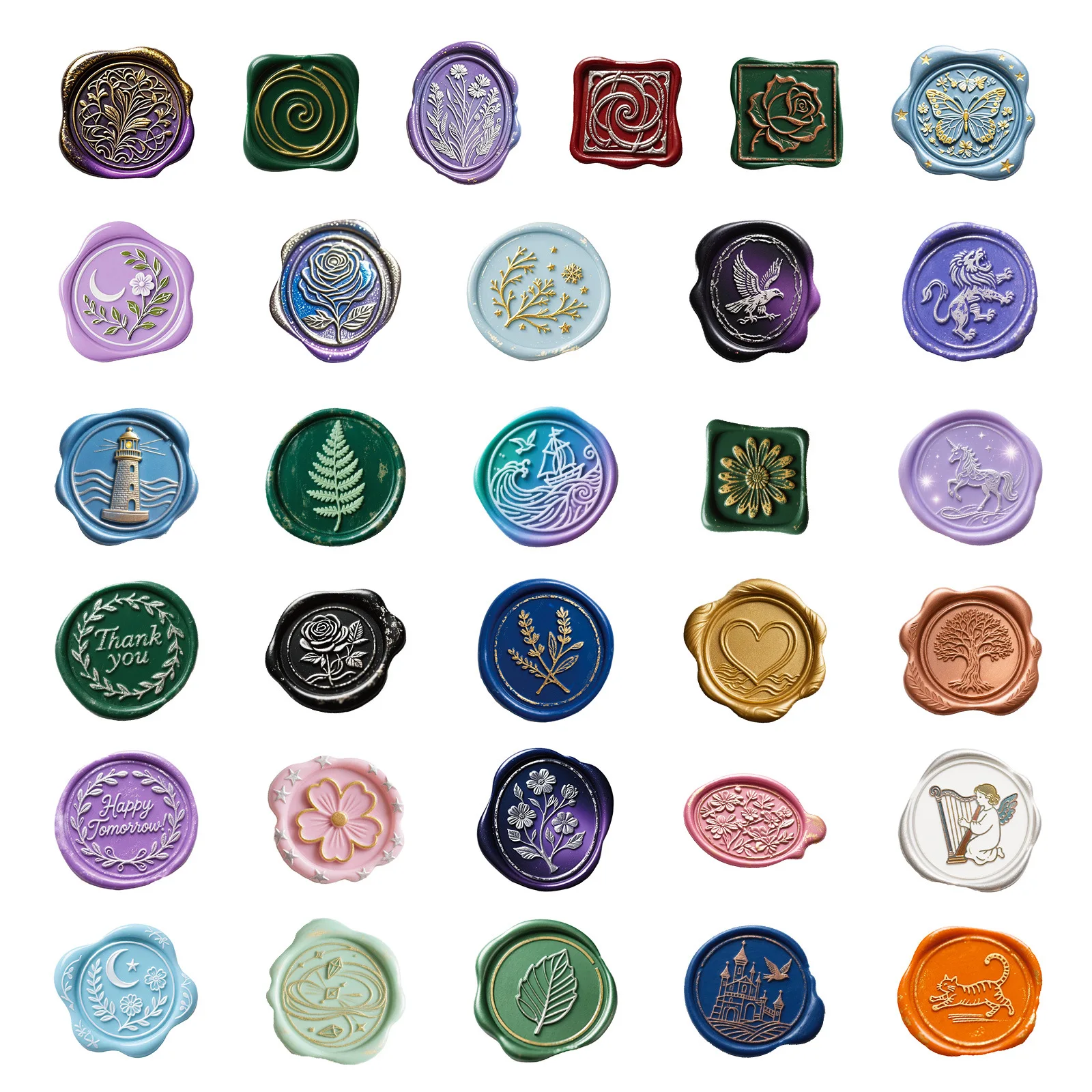 56 قطعة من ملصقات الكتابة على الجدران الملونة على شكل طلاء النار، ملصقات ثابتة لختم كوب الماء للهاتف