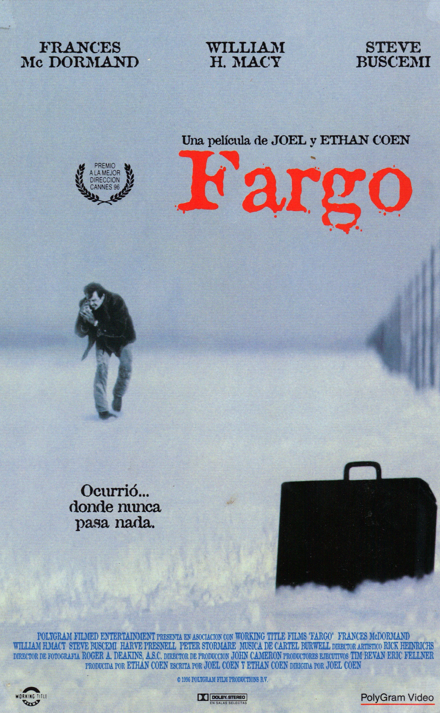 Hot Rare Movie Fargo (1996) Art SILK POSTER Wall Art Home Decorative painting