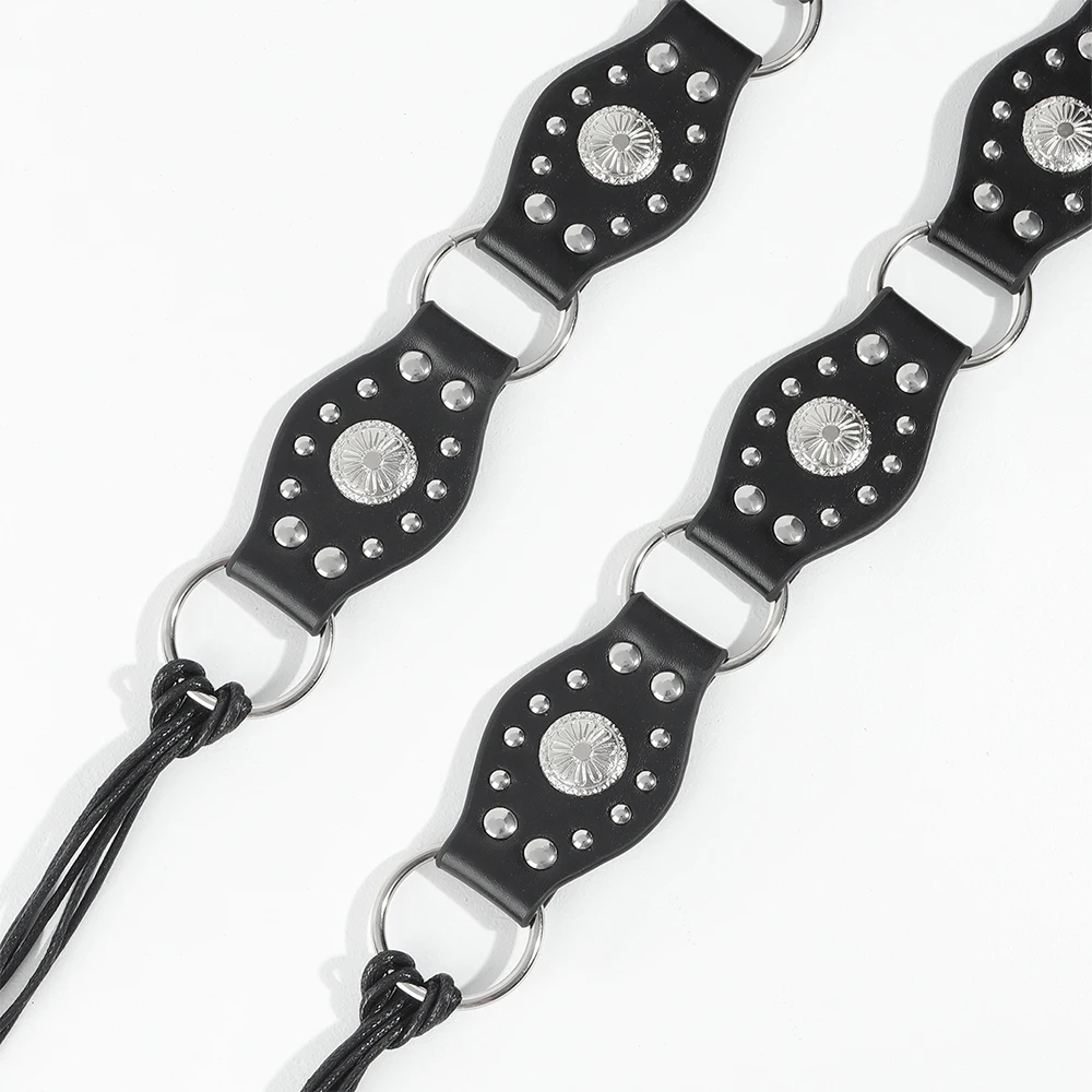 Nieuwe Riem Voor Dames Retro Bohemian Chic Sue Gevlochten Riem Riem Met Rok Broek Brede Riem