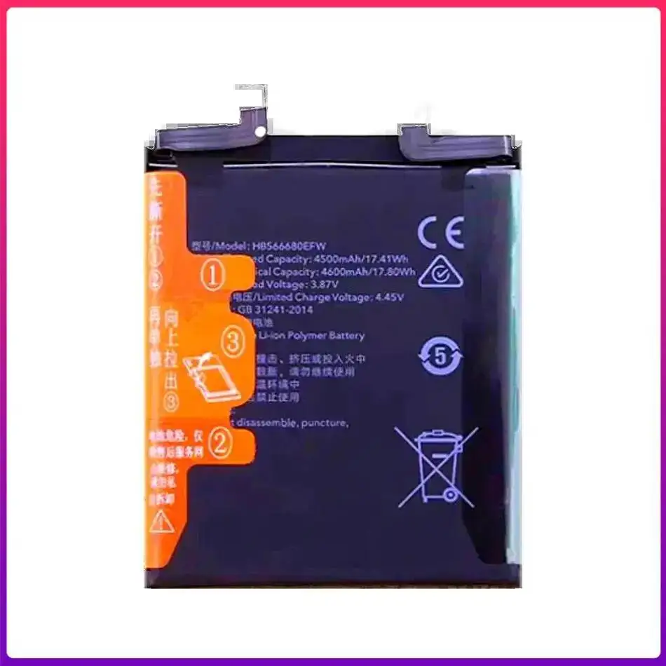 4600mAh Hardwearing For Huawei Honor Magic 3 3 Pro 3pro magic3 magic3 Pro Long Lasting Mobile Phone Battery HB566680EFW