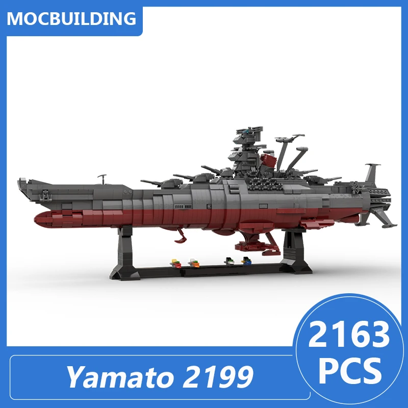 Space Battleship Yamato 2199 Star Blazers Model Moc Building Blocks Diy Assemble Bricks Educational Xmas Toys Gifts 2163PCS