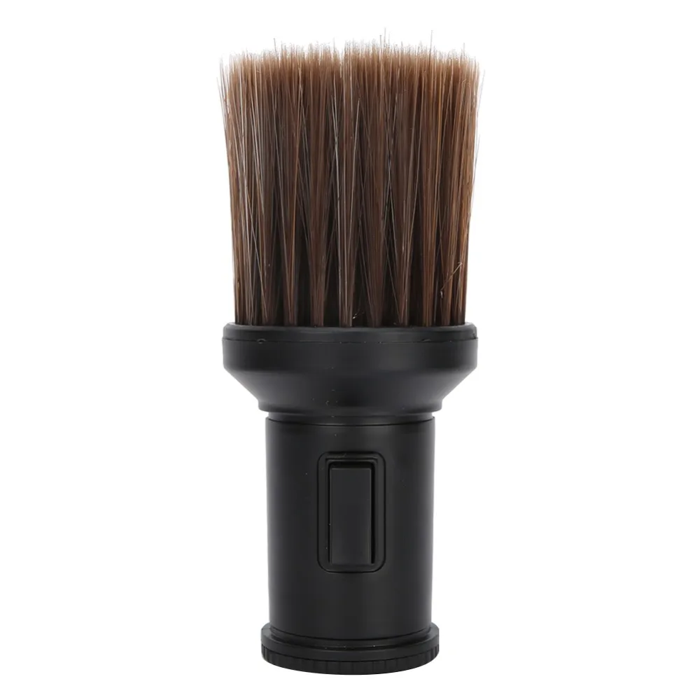 Soft Bristle Multifunctional Broken Hair Sweep Brush Gold Color Professional Neck Duster Brush Multipurpose Light Hair Brush