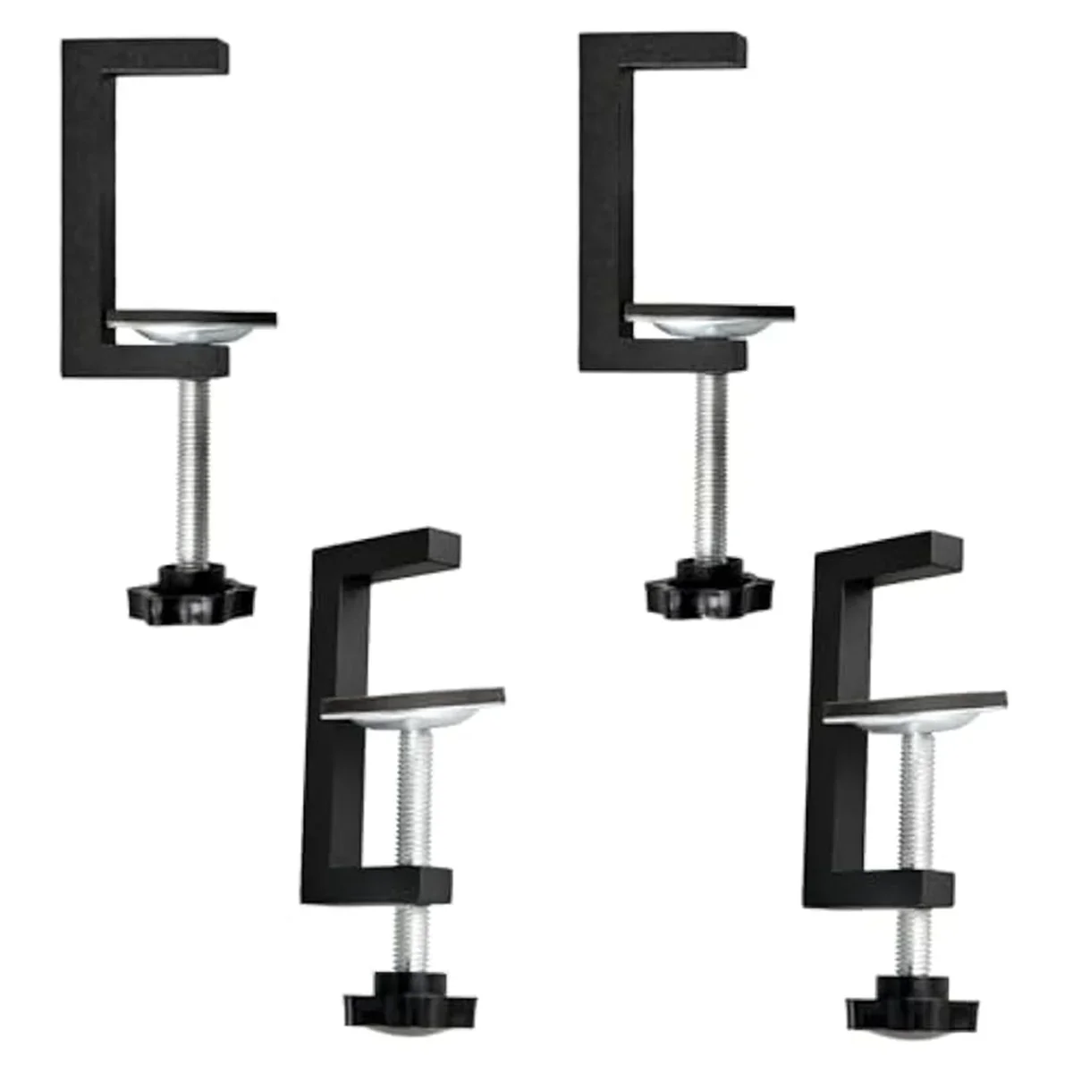 A06K 4pc G Clamps for Woodworking,C-Clamp for Wood Plastic Cutting Drilling Reversed for Workpiece Fixing Hand Tool Parts view 2