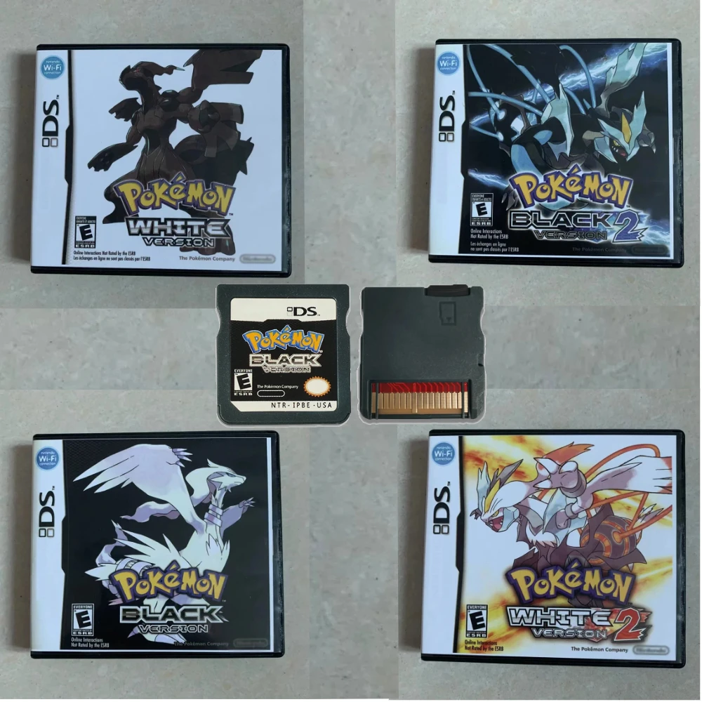 

Совершенно новая игровая карта NDS Pokemon Series Card Pokemon Black 2 Pokemon White 2 Версия для США (версия для карты R4) для NDSL 2DS 3DS