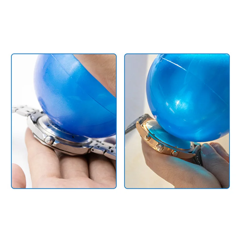 Watch Case Back Opener Ball Screwing Type Watch Rubber Friction Sticky Inflatable Ball For Watchmaker Watch Repair Tools Kits