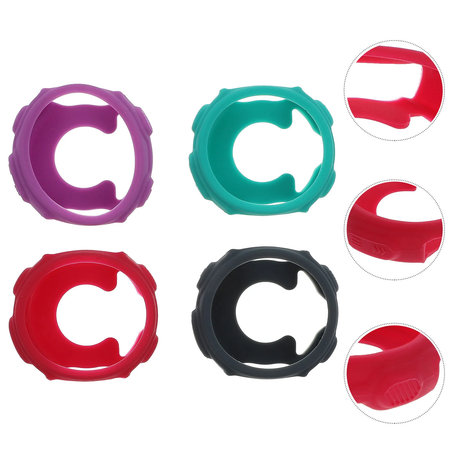 

4Pcs Silicone Watch Protector Case for Forerunner 235 735xt Smart Watch Anti-Scratch Lightweight Protector