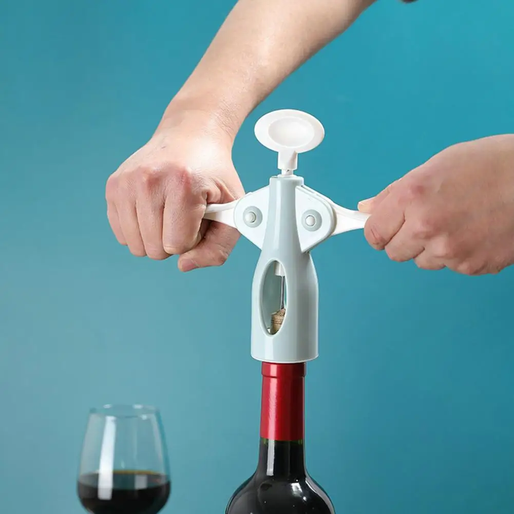 

Wine Corkscrew Comfortable Grip Non-Slip Reusable Manual Spiral Design Wine Opener Wine Cork Remover Home Supplies