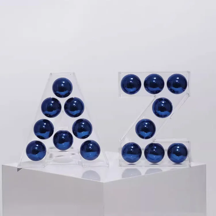 Moderne einfache transparente Acryl-Buchstabenverzierung, Heimdekoration, Wohnzimmer, Eingang, Desktop-Handwerksplatzierung