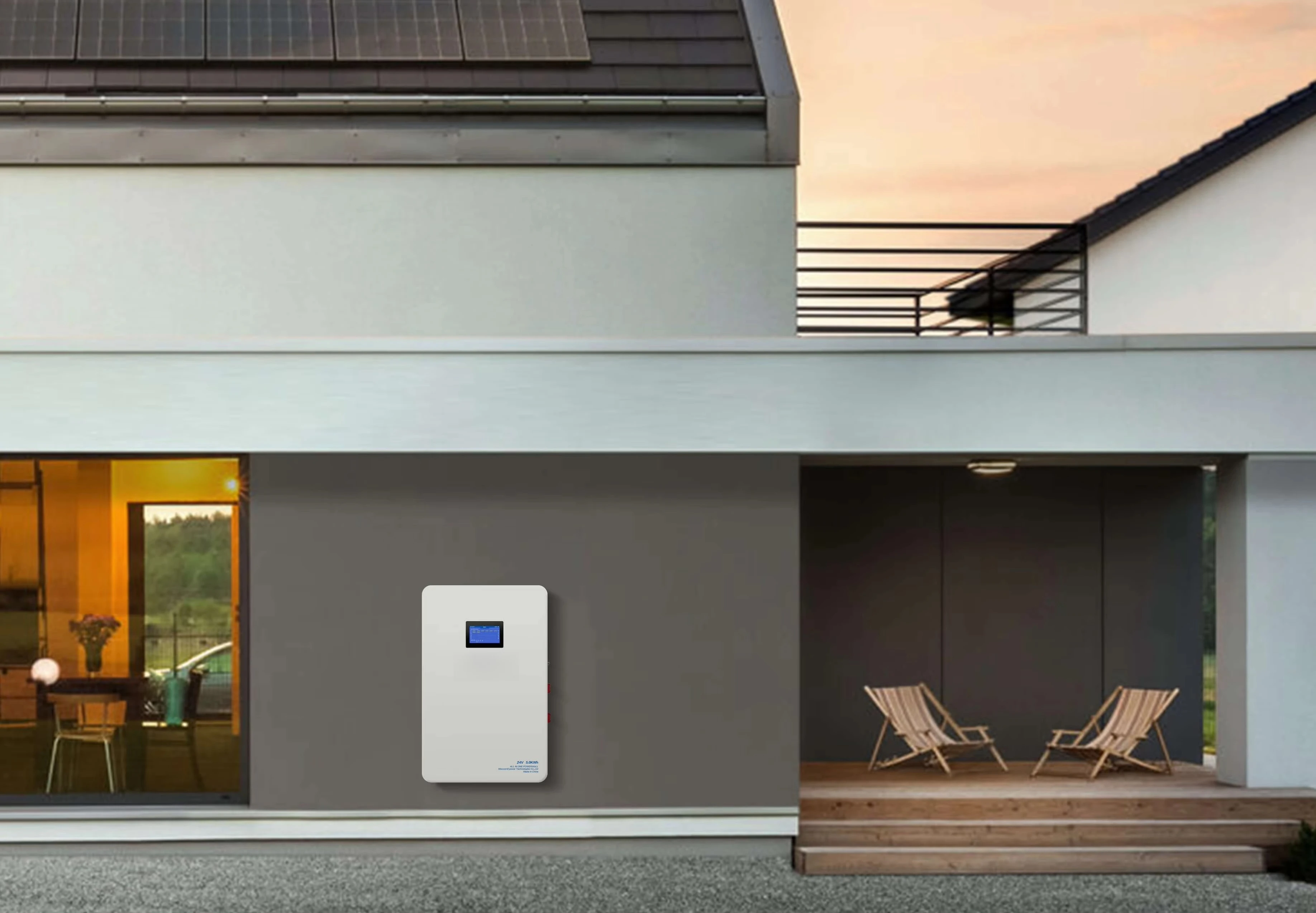 48 فولت 10KW الهجين الشمسية العاكس 200A جهاز تحكم يعمل بالطاقة الشمسية شاحن مزدوج محول التيار المتردد RV 110 فولت خزان بطارية ليثيوم #2