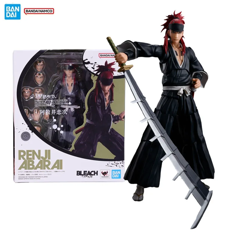 Bandai оригинальная фигурка Bleach, модель комплекта, аниме-фигурки SHF Abarai Renji, коллекция экшн-фигурок, модель игрушки для мальчиков, подарки