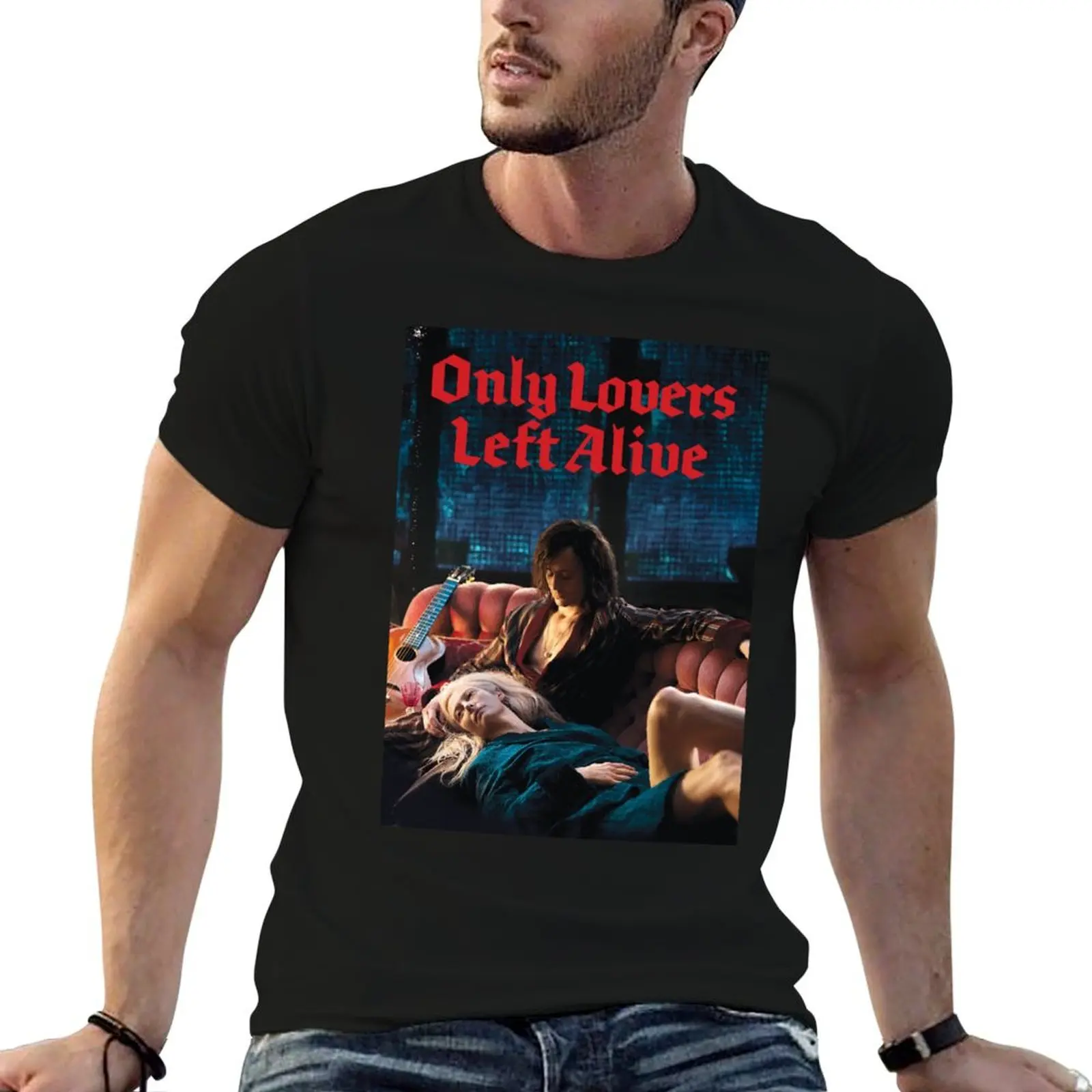 T-shirt Only Lovers Left Alive pour homme, t-shirts graphiques pour homme, t-shirt en coton