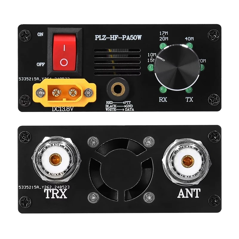 50W Portable Shortwave Power Amplifier With 4-Gear LPF Automatic Transmit And Receive Switching For Multiple Protocols