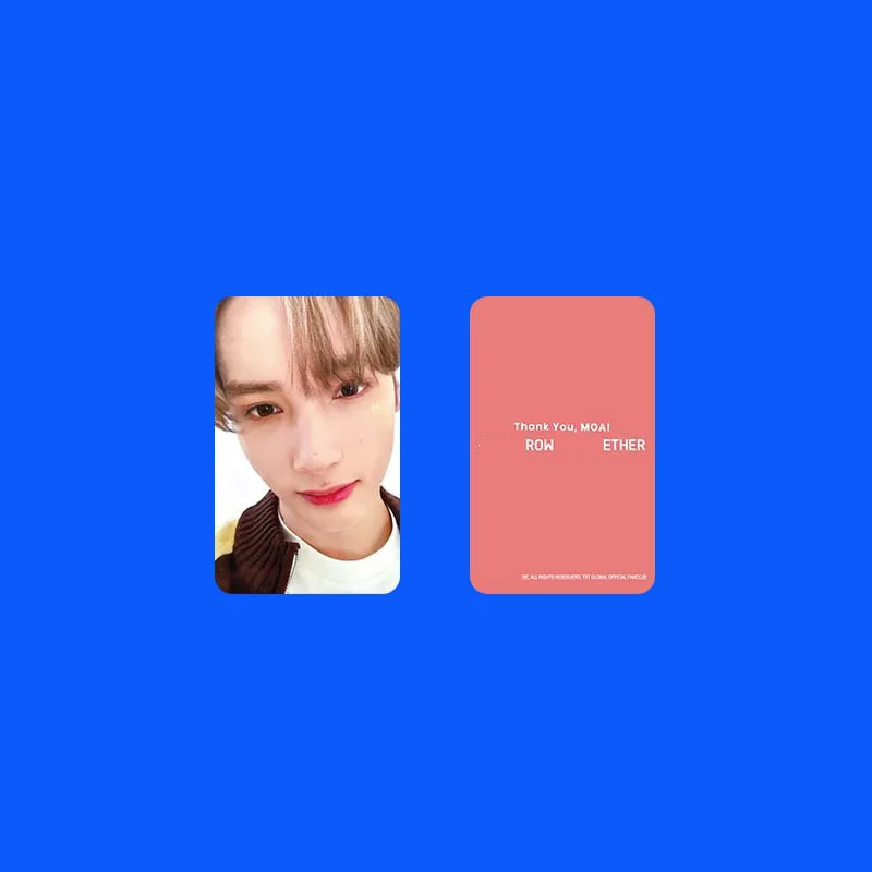 5PCS KPOP SooBin YeonJun TaeHyun Photo Card BeomGyu Star Peripheral Special Paper Double-sided Cards Fans Collection Postcard