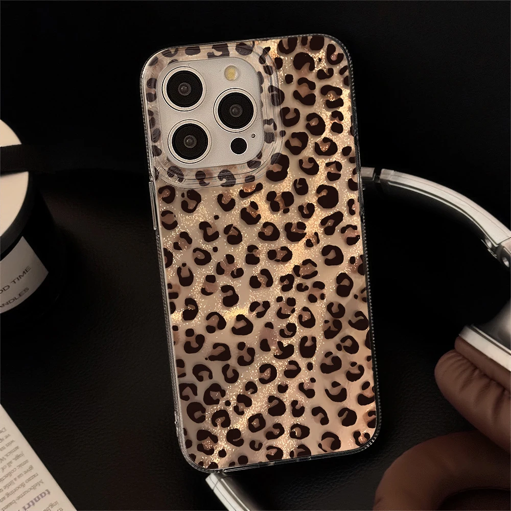 Moderne Luipaard Telefoon Case Voor Samsung Galaxy S26 S25 Rand S24 Plus Note 20 Ultra S23 FE S22 A56 A55 A54 A53 A36 Schokbestendig Funda