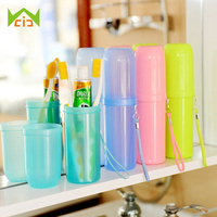 WCIC Portable Travel Toothpaste Toothbrush Holder Cap Case Household Tooth Brush Storage Cup Outdoor Holder Bathroom Accessories