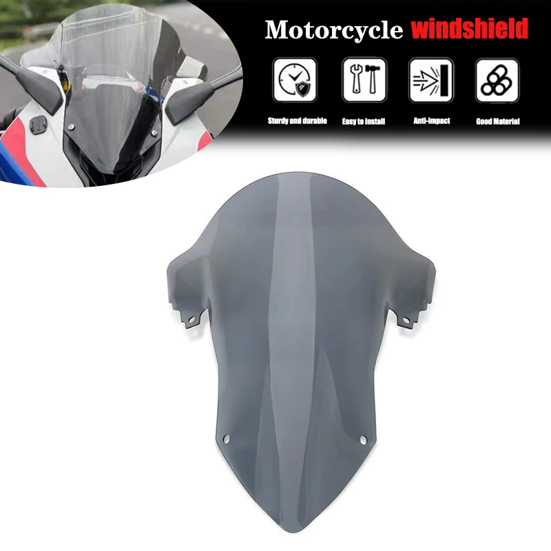 

Лобовое стекло мотоцикла S1000RR для BMW S1000RR S1000 R R 2020 2021 2022 2023 2024, передний ветровой дефлектор, защита лобового стекла