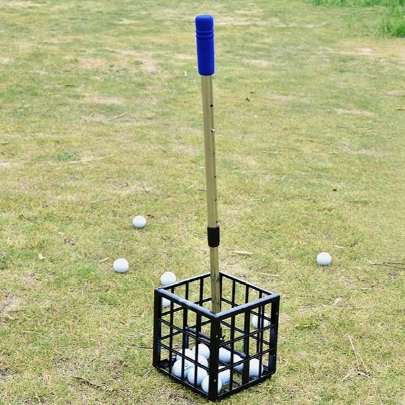 Adjustable Golf Ball Picker Large Capacity Golf Collection Frame Lightweight Balls Collector Professional Sports Accessories