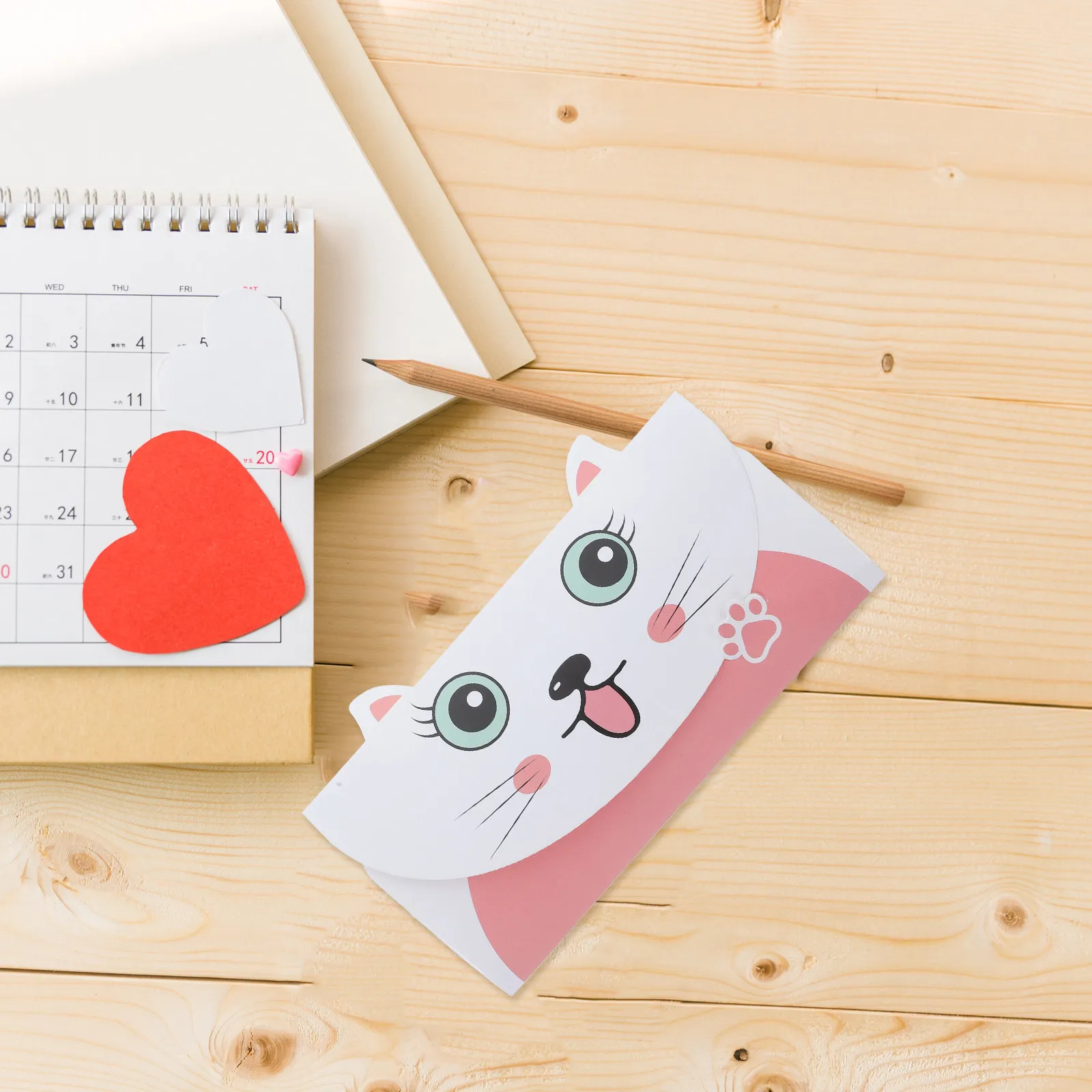 20Pcs Portable Adorable Animal Design Blank Inside Greeting Cards with Envelopes All Occasion Note Cards for Birthday Graduation