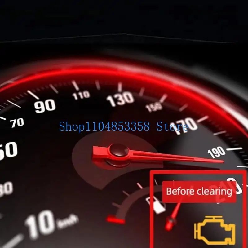 652F Universal Car Diagnostic Tool with Real Time Data Stream & 12V Battery Health Test Vehicle Code Reader for Engine Light