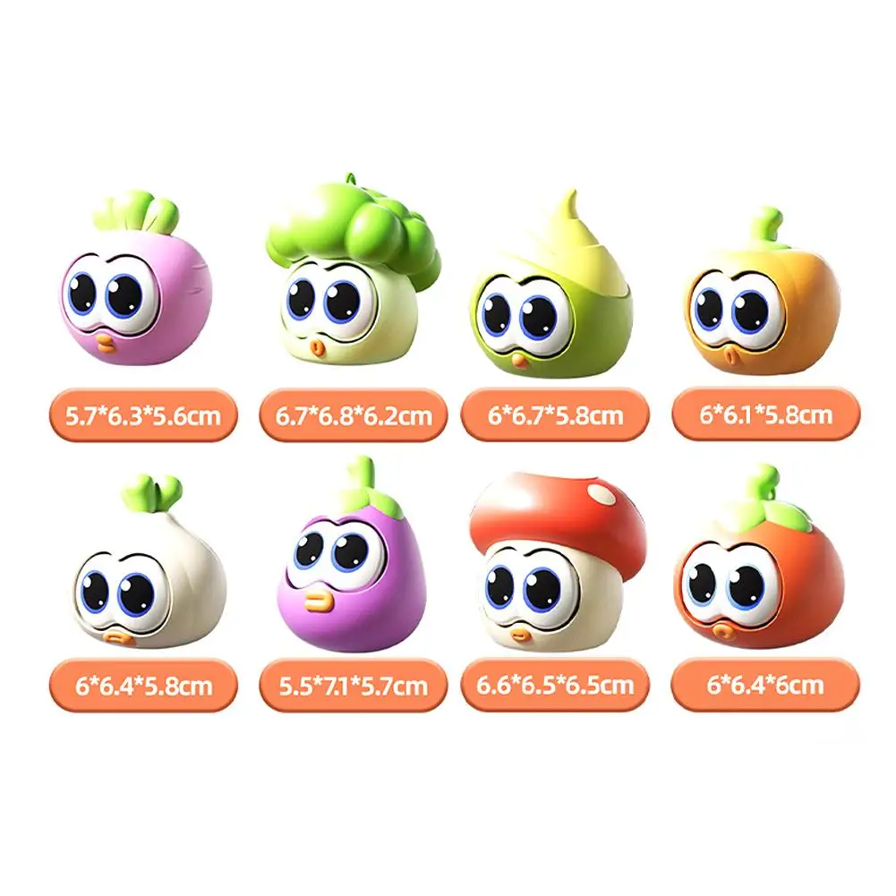 Pop Eye Squeeze Cartoon Groente Zintuiglijke Speelgoed Leuke Novetly Fidget Stress Angst Oogbol Stuiterend Speelgoed Voor Volwassenen