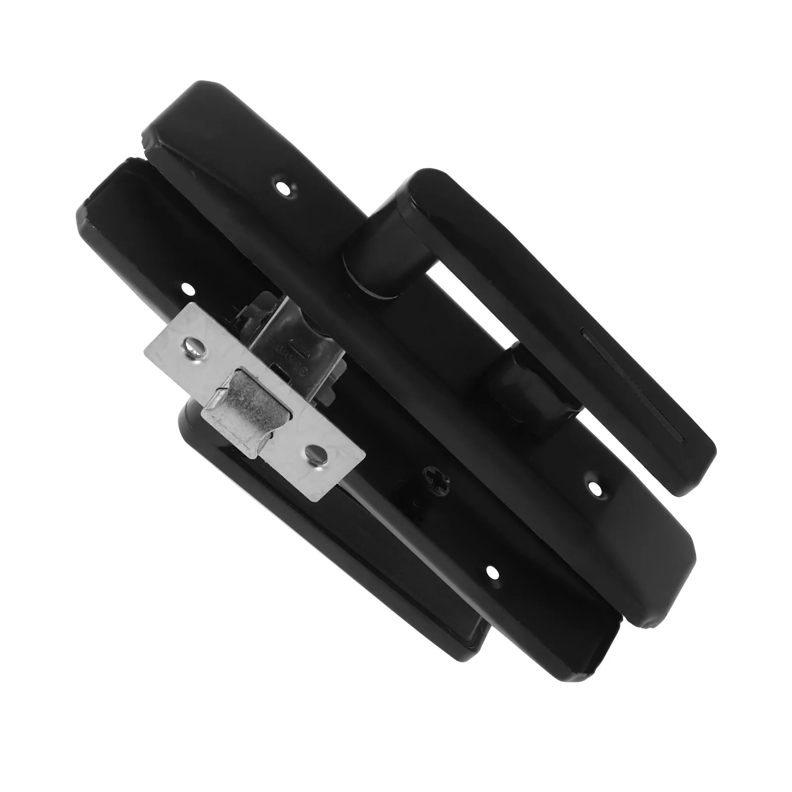 

Черная бесключевая ручка-защелка для межкомнатных дверей, для ванной комнаты, спальни, туалета, с функцией приватности и повышенной безопасности