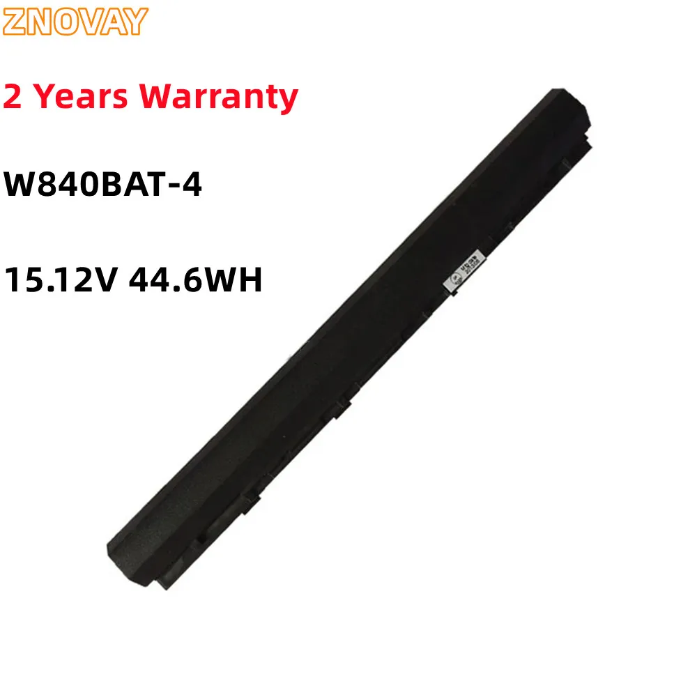 ZNOVAY W840BAT-4 6-87-W840S-4DL3 15.12V 44.6WH 2950mAh Battery For Clevo W840SN W840SU-T W840AU W840SU Laptop