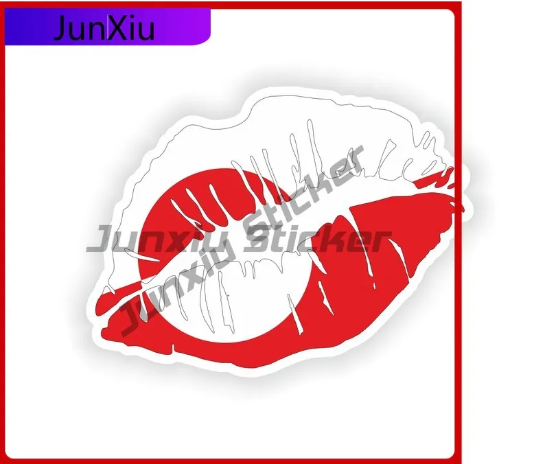

Greenland Flag Lips Stickers For Car Sticker Cover Scratch Custom Pictures Waterproof Decals Funny Refit Decoration For Suv Aut