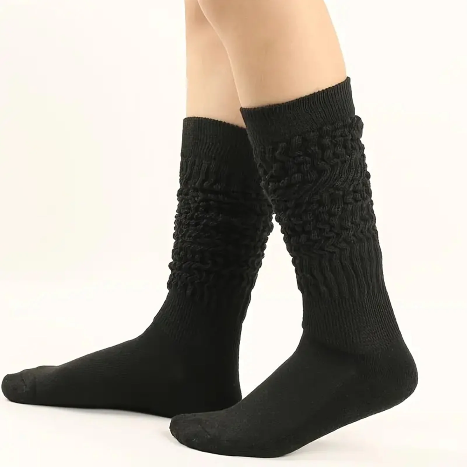 Cotton Knit Warm Calf Socks Skin-friendly Cotton Winter Leg Warmer Socks Great for New Years Birthday Gift