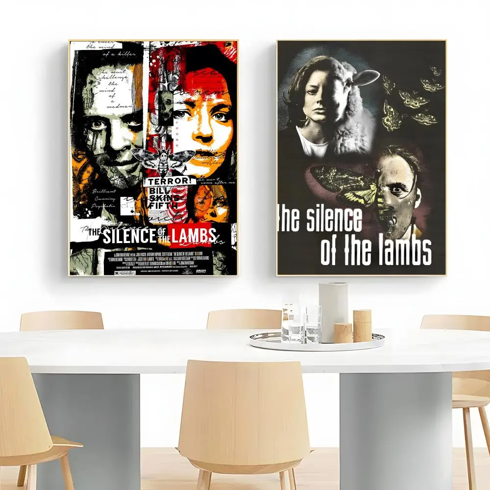 Psychological Thriller T-The Silence of the Lambs Poster Wall Art Print Decorative Mural Home Decor Gift Unframed