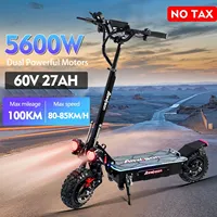 EU 2024 Q06Pro New Electric Scooter 5600W 60V 27AH 85km/H Adult Smart Shock  Anti-slip Folding Electric Scooter 120km Electric