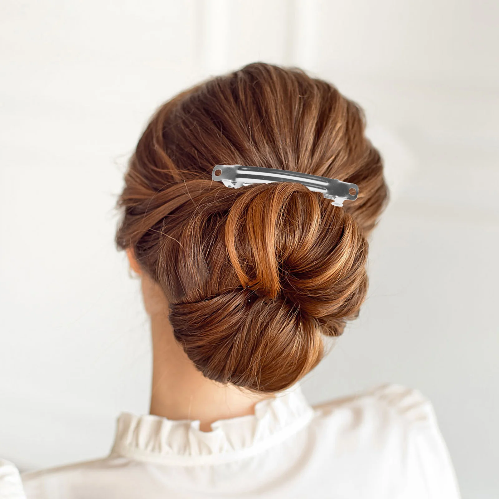 

50pcs Spring Clip Hair Clips Metal French Barrettes Diy Blank Snap Hairpins For Craft Jewelry Making Durable Secure Hold