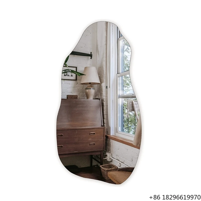 

Large Irregular Cloud Frameless Beveled Wall Mirror Modern Minimalist Home Decor For Living Room Bedroom Entryway